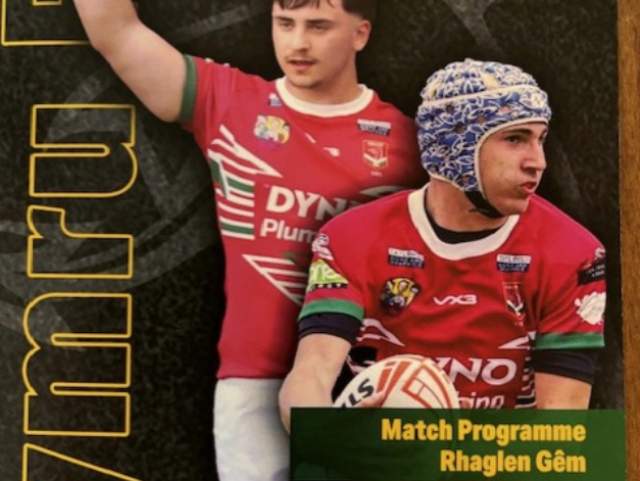 Rugby Match day programme