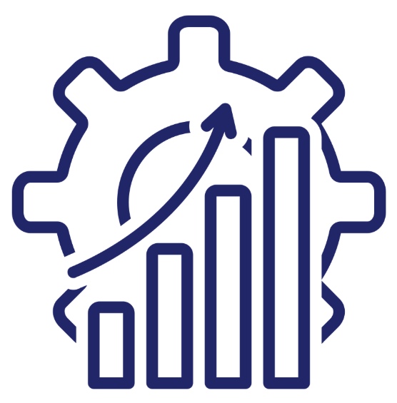 graph icon for system efficiency